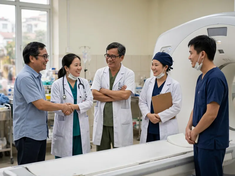 Ảnh minh họa: Lễ bàn giao máy CT 256 dãy tại Khoa Chẩn đoán hình ảnh